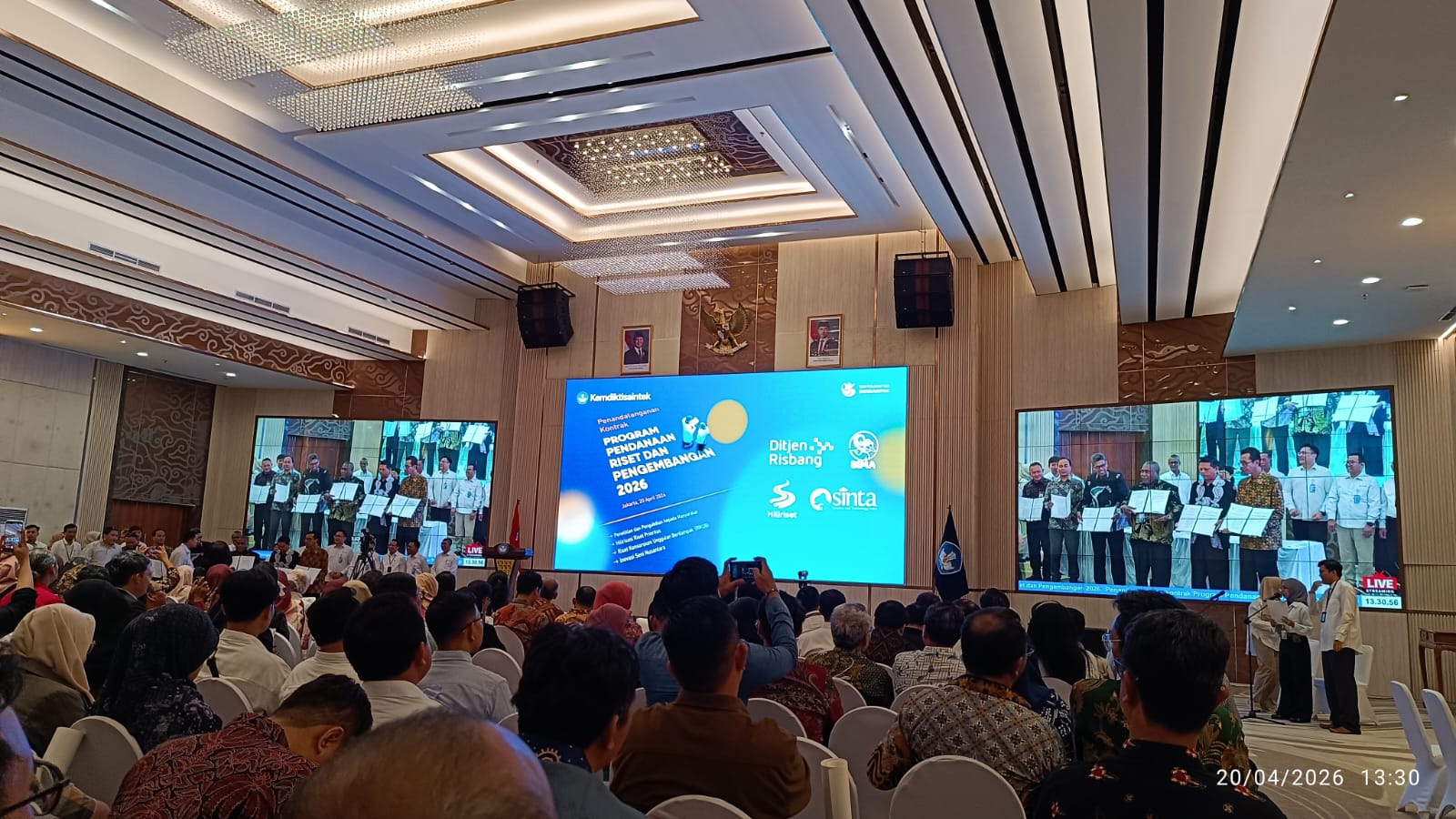 Penandatanganan Kontrak Penelitian & Pengabdian Hibah Kemendiktisaintek Tahun 2026