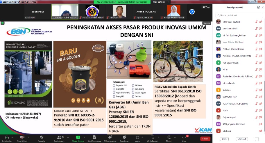 Webinar Sertifikasi dan Standardisasi Produk